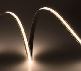 Светодиодная лента COB [Free] 24v-14.0w-528led-8mm 3000K (IP20 5m), ELFLED