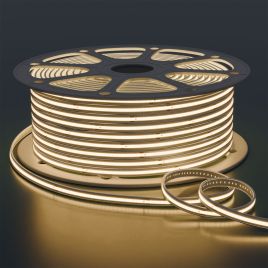 Светодиодная лента [COB 230v] 13w-320led-10mm 3000K (IP67 50m/200mm), Redigle