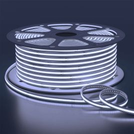 Светодиодная лента [COB 230v] 13w-320led-10mm 6000K (IP67 50m/200mm), Redigle