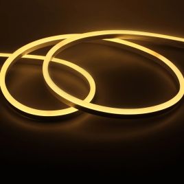 Гибкий неон Silicon + PVC 230v-12w-120led-8x16mm 3000K (SMD2835 IP67 50m/100mm), Warm White