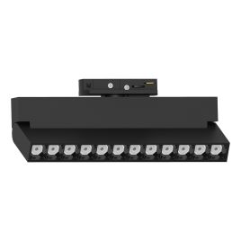 Светильник трековый 230v AL139 Black 12w (1080Lm 4000K 30° ↕90° ↔360°), Feron серия LensFold