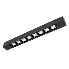 Светильник трековый 230v AL130 20w Black (1800Lm 4000K 60°), Feron серия LensFold