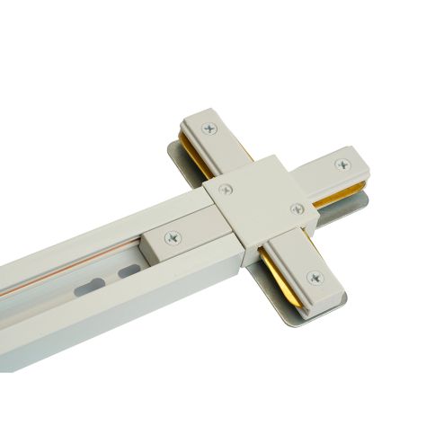 Коннектор 230v LD1018 White X (для систем CAB1007), Feron фото 3