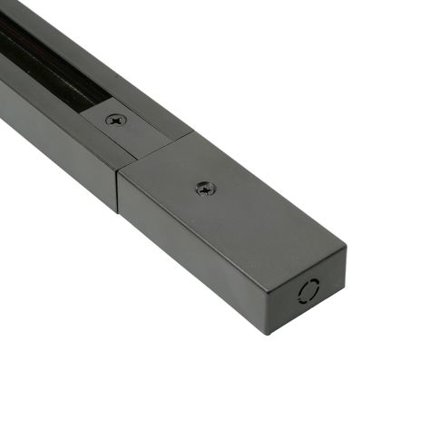 Трековый однофазный шинопровод 230v CAB1007 Black (2000 mm, комплект), Feron фото 1