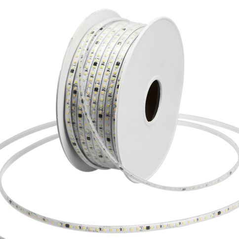 Светодиодная лента 230v-14w-120led-10mm 3000K (SMD3535 IP67 50m/100mm), Redigle фото 4