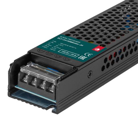 Блок питания 24v 150w Ultra Slim (6.25A, IP20, алюминий), ELF-24150BEslim-JH фото 3