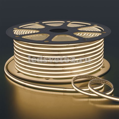 Светодиодная лента [COB 230v] 13w-320led-10mm 3000K (IP67 50m/200mm), Redigle фото 1
