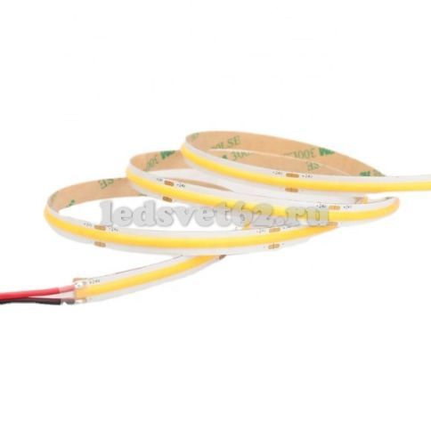 Светодиодная лента COB 24v-14.0w-480led-8mm 4000K (IP20 5m/50mm), Redigle фото 1