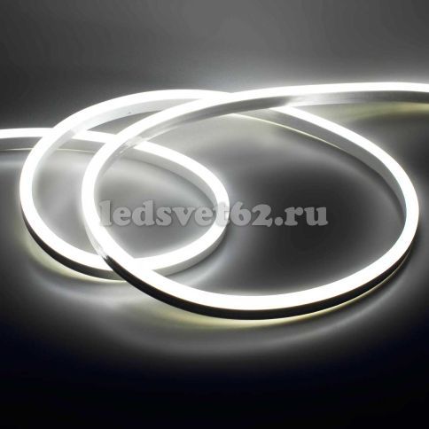 Гибкий неон Silicon + PVC 12v-12w-120led-8x16mm 6000K (SMD2835 IP67 50m/8.3mm), Cold White фото 1