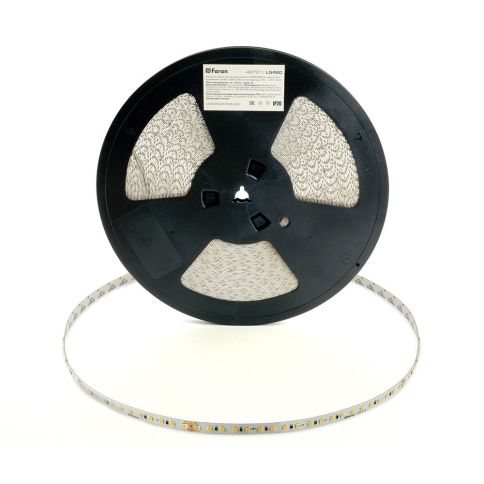 Светодиодная лента [ICx40] 48v-8.0w-120led-IP20 SMD2835 (3000K, стабилиз. до 40 м), Feron LS420 фото 4