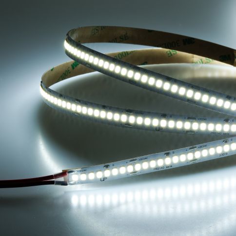 Светодиодная лента 24v-22.0w-240led-IP20 SMD2835 (6000-6500K), LedsPower Pro140 (катушка 30 м) фото 1