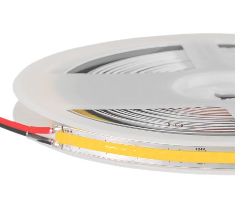 Светодиодная лента COB [Free] 24v-14.0w-528led-8mm 4000K (IP20 5m), ELFLED фото 2