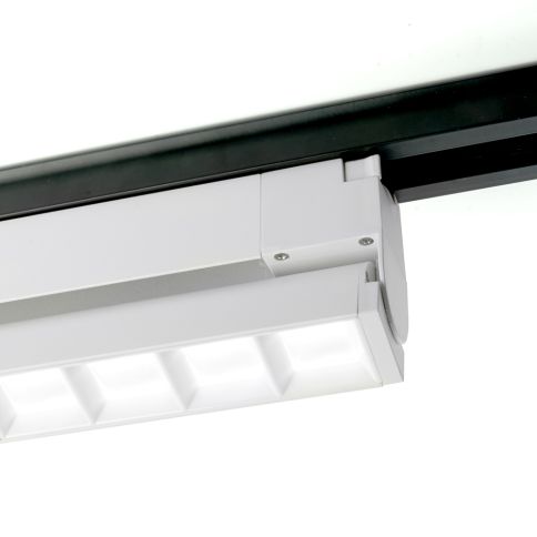 Светильник трековый 230v AL131 20w White (1800Lm 4000K 60° ↕90°), Feron серия LensFold фото 5