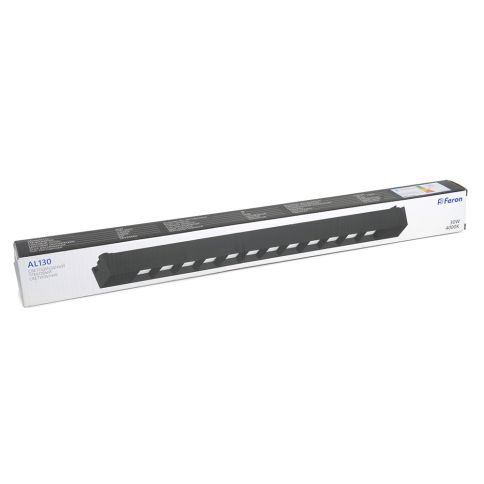 Светильник трековый 230v AL130 30w Black (2700Lm 4000K 60°), Feron серия LensFold фото 4