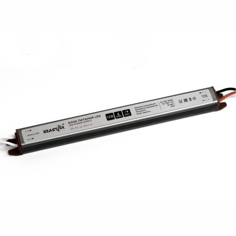 Блок питания 12v 24w Super Slim (2A, IP67, алюминий), SeaStar фото 1