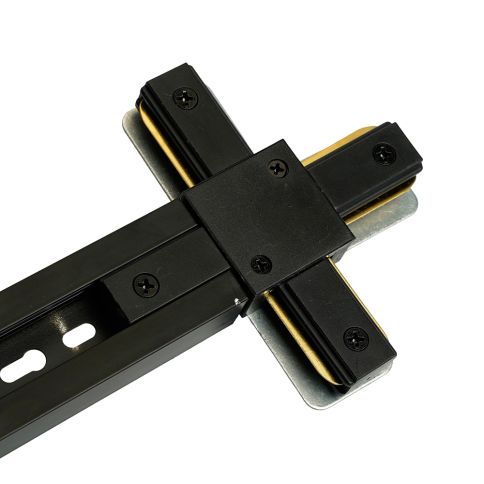Коннектор 230v LD1018 Black X (для систем CAB1007), Feron фото 3