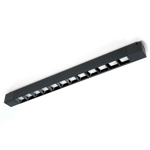 Светильник трековый 230v AL130 30w Black (2700Lm 4000K 60°), Feron серия LensFold фото 1