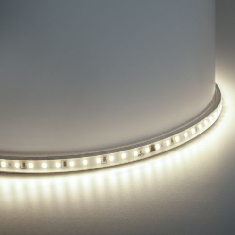 Светодиодная лента 230v-14w-120led-10mm 4000K (SMD3535 IP67 50m/100mm), Redigle фото 1