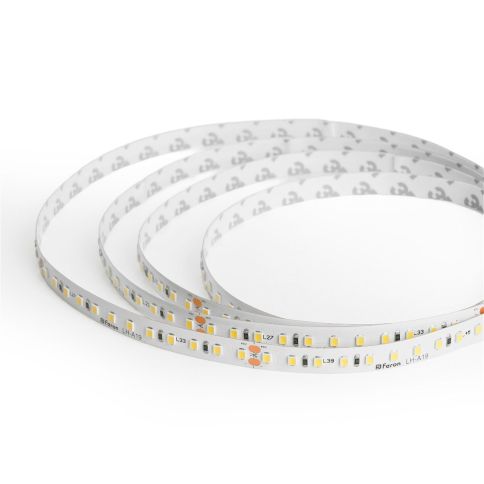 Светодиодная лента [ICx40] 48v-8.0w-120led-IP20 SMD2835 (3000K, стабилиз. до 40 м), Feron LS420 фото 3