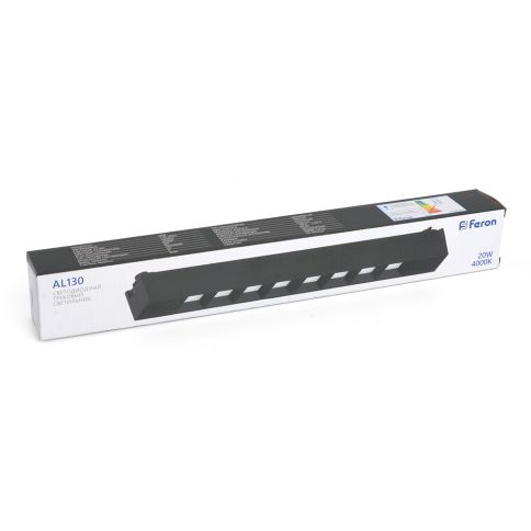 Светильник трековый 230v AL130 20w Black (1800Lm 4000K 60°), Feron серия LensFold фото 5