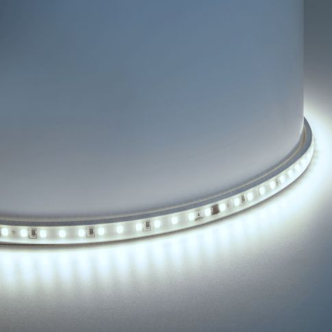 Светодиодная лента 230v-14w-120led-10mm 6000K (SMD3535 IP67 50m/100mm), Redigle фото 1