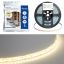 Светодиодная лента влагозащ. 24v-16.0w-180led-10mm 3000K (SMD2835 IP65 5m/33.3mm), Feron LS512 1