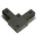 Коннектор 230v LD1021 Black угловой (для систем CAB1007), Feron